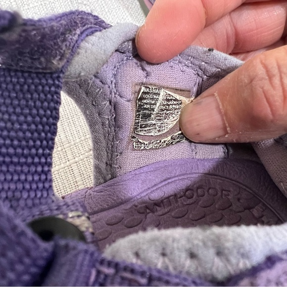 Keen Kids CNX Waterproof Sandals Size 9 Toddler Violet Purple Sparkly Gray - Picture 8 of 9